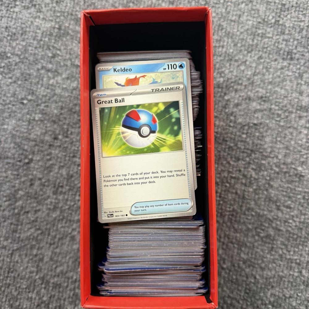 Pokemon TCG Mixed Card Lot Energy Trainer Great Ball Keldeo Bulk Cards